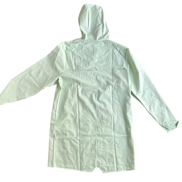 RAINS Mineral Mint Green Jacket| Mens XL/Women’s XXL Waterproof | Ret $250 - Picture 2 of 4